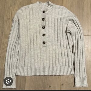 Frank and Oak Buttoned Sweater